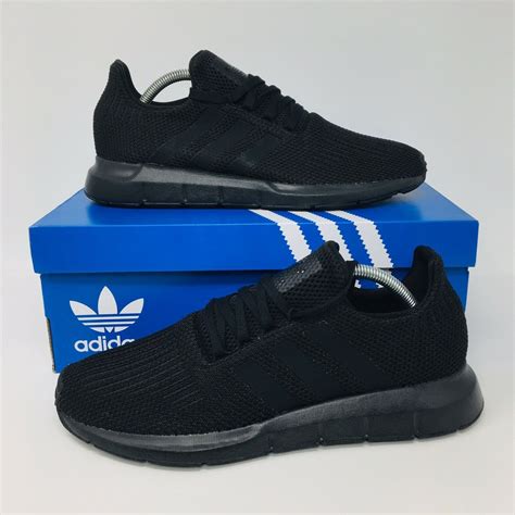 all black Adidas sneakers men